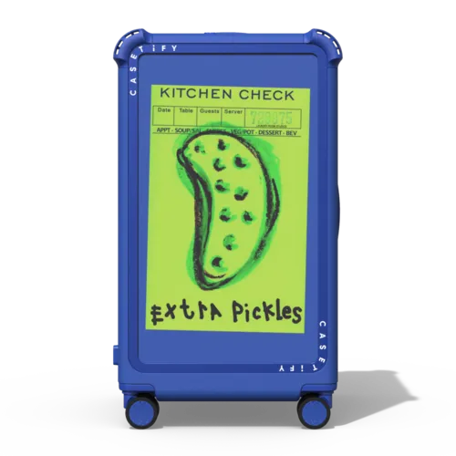 Extra Pickles | 29" Check-In Trunk Suitcase / Bounce Suitcase / Cobalt Blue | Image 1