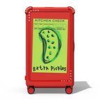 Extra Pickles | 29" Check-In Trunk Suitcase / Bounce Suitcase / Cherry Red | Image 1