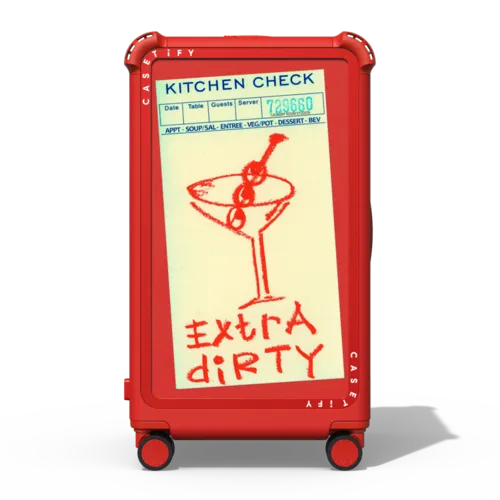 Extra Dirty | 29" Check-In Trunk Suitcase / Bounce Suitcase / Cherry Red | Image 1