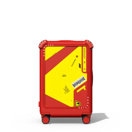 Yellow | 21" Carry-On Suitcase / Bounce Suitcase / Cherry Red | Image 1