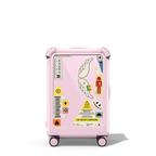 Stickers | 21" Carry-On Suitcase / Bounce Suitcase / Glossy Primrose Pink | Image 1