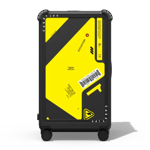Yellow | 29" Check-In Trunk Suitcase / Bounce Suitcase / Matte Black | Image 1