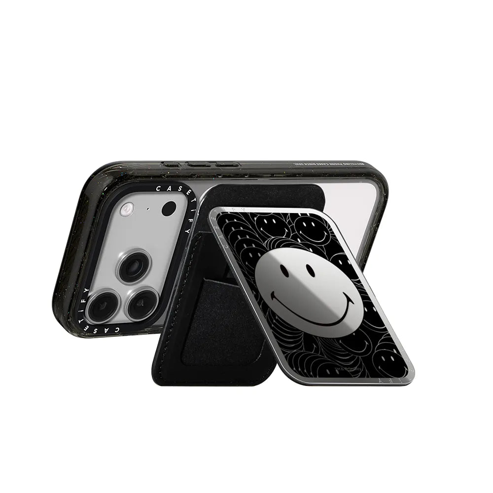 Smiley Mirror Snappy Cardholder Stand