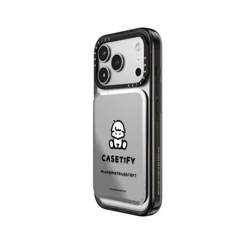 CASETiFY&muramatsushiori | Snappy Cardholder Stand / Snappy Mirror Cardholder Stand MagSafe Compatible / Silver | Image 2