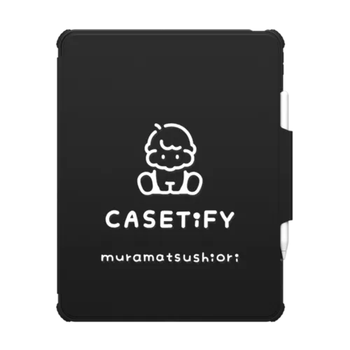 CASETiFY&muramatsushiori | iPad Pro 13-inch (M4/M5) / iPad Impact Folio Case / Black | Image 1