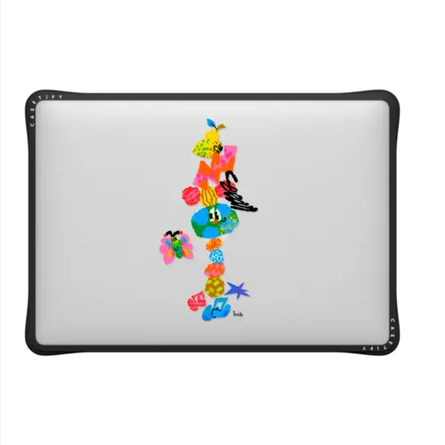 Chit Chat Club | MacBook Air 13-inch (M1 / Intel) / MacBook Impact Case / Black | Image 2