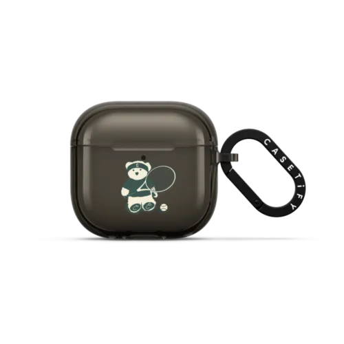 Serve like an Athlete | AirPods 4 & 5 / Earbuds Impact Case / Black | Image 1