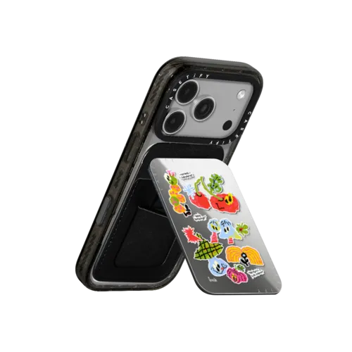 No Panic_Just Organic | Snappy Cardholder Stand / Snappy Mirror Cardholder Stand MagSafe Compatible / Silver | Image 3
