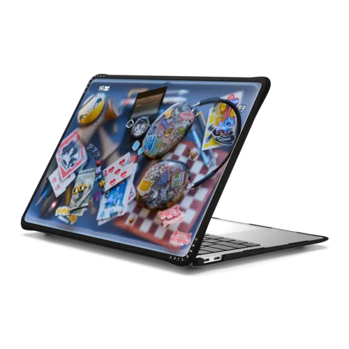 FROZEN GOODS | MacBook Air 13-inch (M1 / Intel) / MacBook Impact Case / Black | Image 1