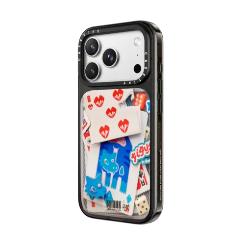 8-OF-HEARTS | iPhone 18 Pro Max / Impact Case MagSafe Compatible - Glossy / Glossy Black | Image 2
