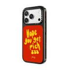 Hope You Get Rich | iPhone 18 Pro Max / Impact Case MagSafe Compatible - Glossy / Glossy Black | Image 2
