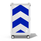 Custom Suitcase | 29" Check-In Trunk Suitcase / Bounce Suitcase / Glossy Cloud White | Image 1