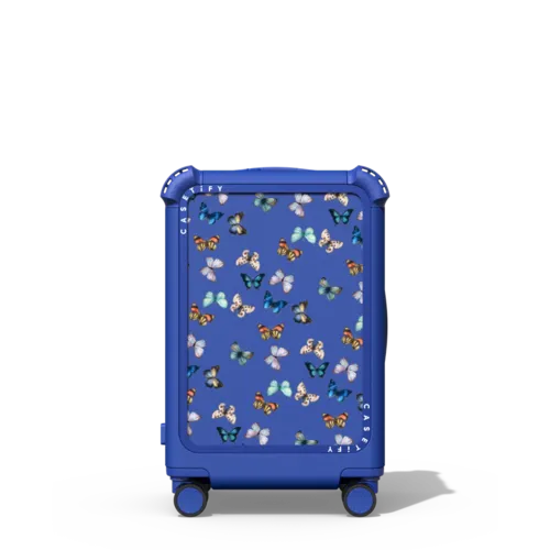 Noir Butterfly | 21" Carry-On Suitcase / Bounce Suitcase / Cobalt Blue | Image 1