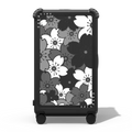 Black Sakura Bloom | 29" Check-In Trunk Suitcase / Bounce Suitcase / Matte Black | Image 1