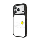 Smiley Do Not Disturb Typography Phone Case | iPhone 18 Pro Max / Impact Case MagSafe Compatible - Glossy / Glossy Black | Image 2