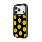 Time to Smile Pattern Phone Case | iPhone 18 Pro Max / Impact Case MagSafe Compatible - Glossy / Glossy Black | Image 2