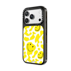 Acid Smiley Phone Case | iPhone 18 Pro Max / Impact Case MagSafe Compatible - Glossy / Glossy Black | Image 2