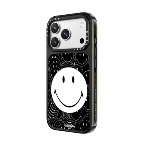 Smiley Phone Case - Black Edition | iPhone 18 Pro Max / Impact Case MagSafe Compatible - Glossy / Glossy Black | Image 2