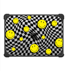 Smiley Melted Checkers Laptop Case | MacBook Pro 14-inch (M1 - M5) / MacBook Bounce Case / Black | Image 2