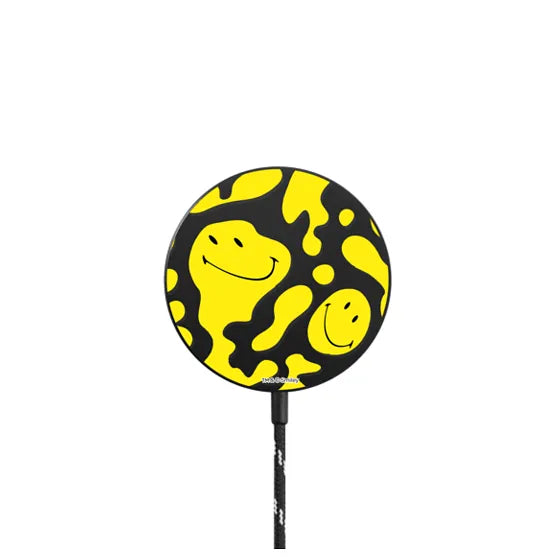 Acid Smiley PowerThru Magnetic Wireless Charger | Image 1