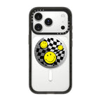 Smiley Melted Checkers Snappy Grip Stand | Image 1