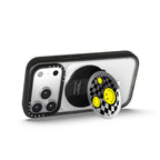 Smiley Melted Checkers Snappy Grip Stand