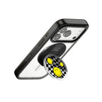 Smiley Melted Checkers Snappy Grip Stand