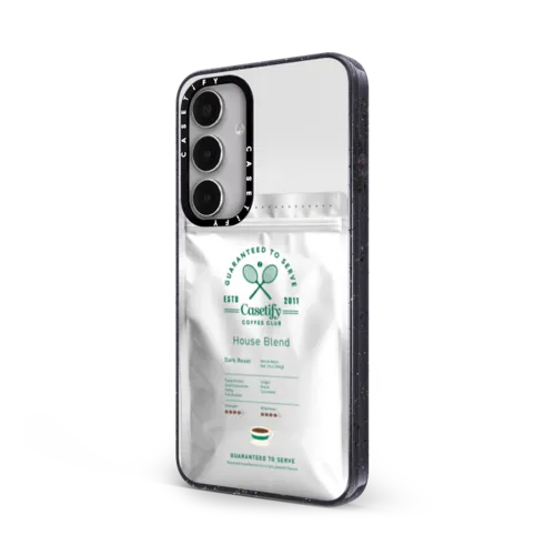 Coffee Bean Bag | Galaxy S24+ / Impact Case / Deep Purple | Image 2