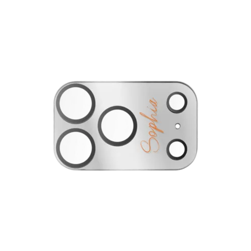 Mirror Camera Lens Protector | iPhone 17 Pro (Lens Protector) / Mirror Camera Lens Protector / Silver | Image 1