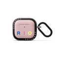 Custom Earbuds Case | AirPods 4 & 5 / Earbuds Bounce Case / Primrose Pink | Image 1