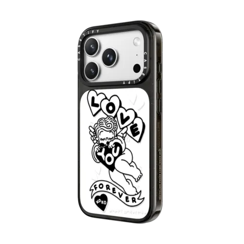 love you forever | iPhone 18 Pro Max / Impact Case MagSafe Compatible - Glossy / Glossy Black | Image 2
