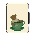 The Coffee Cub | iPad Pro 11-inch (M4/M5) / iPad Impact Folio Case / Black | Image 1