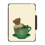 The Coffee Cub | iPad Pro 11-inch (M4/M5) / iPad Impact Folio Case / Black | Image 1
