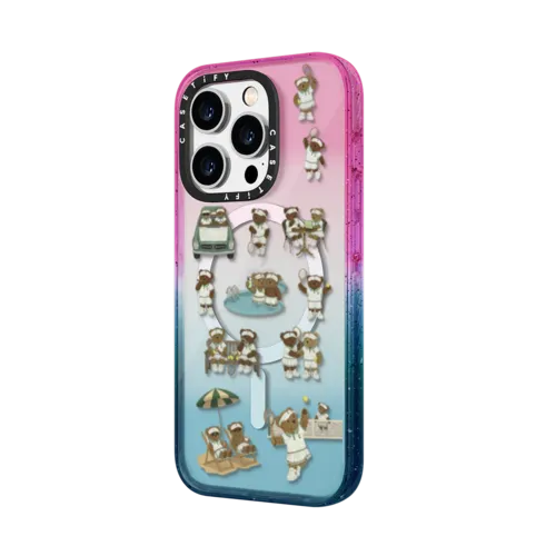 Country Club Bears | iPhone 14 Pro / Impact Case MagSafe Compatible / Cotton Candy | Image 2