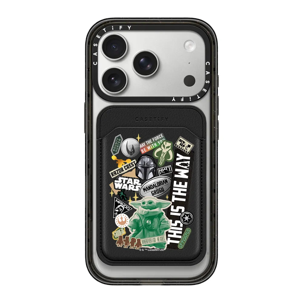 The Mandalorian and Grogu Stickermania Snappy Wallet | Image 1