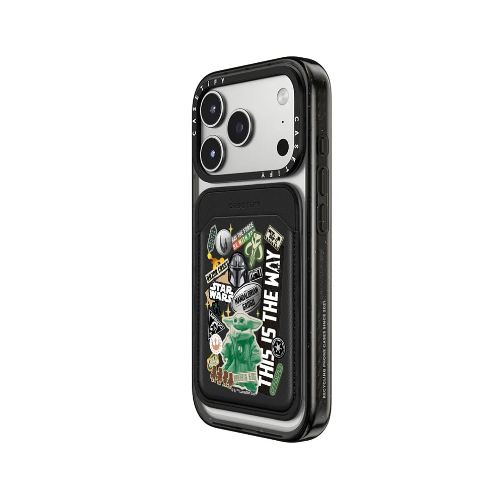 The Mandalorian and Grogu Stickermania Snappy Wallet