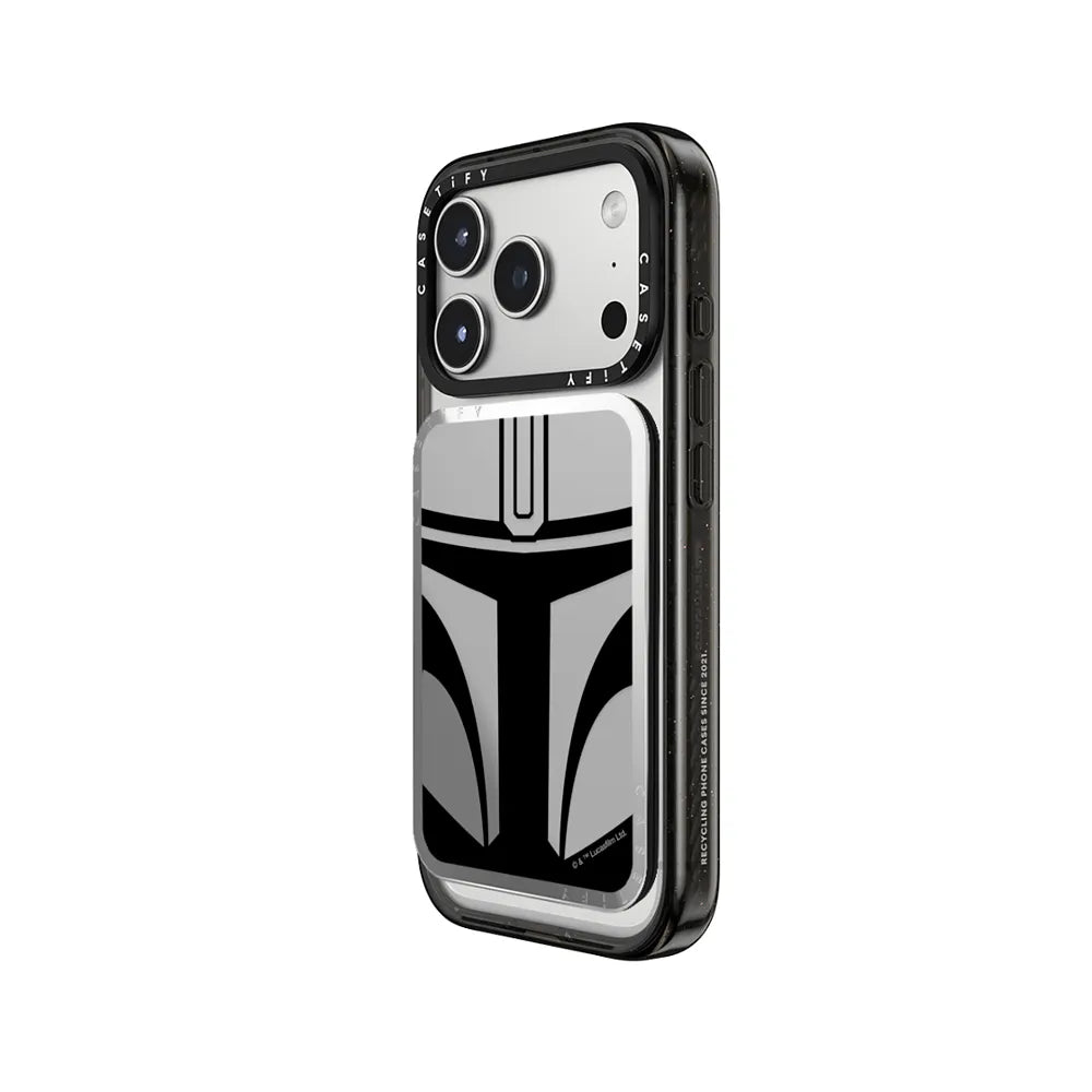 Mandalorian Helmet Snappy Cardholder Stand