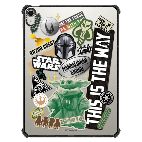 The Mandalorian and Grogu Stickermania Tablet Case | Image 1