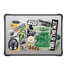 The Mandalorian and Grogu Stickermania Laptop Case | MacBook Pro 14-inch (M1 - M5) / MacBook Impact Case / Black | Image 2