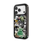 The Mandalorian™ and Grogu Stickermania Case | iPhone 18 Pro Max / Impact Case MagSafe Compatible - Glossy / Glossy Black | Image 2