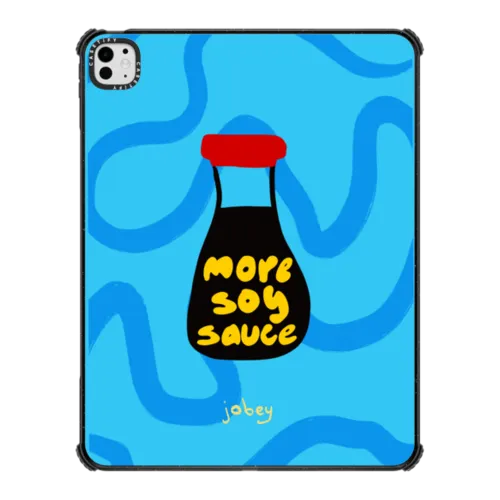 I Need More Soy Sauce | iPad Pro 13-inch (M4/M5) / iPad Impact Case / Black | Image 1