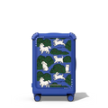 kittybunnypony Grove CARRY-ON SUITCASE | 21" Carry-On Suitcase / Bounce Suitcase / Cobalt Blue | Image 1