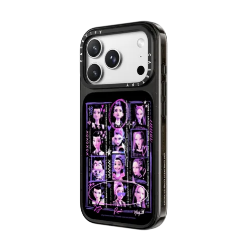 HUNTR/X Portrait Collage Case | iPhone 18 Pro Max / Impact Case MagSafe Compatible - Glossy / Glossy Black | Image 2