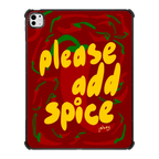 Please Add Spice | iPad Pro 13-inch (M4/M5) / iPad Impact Case / Black | Image 1