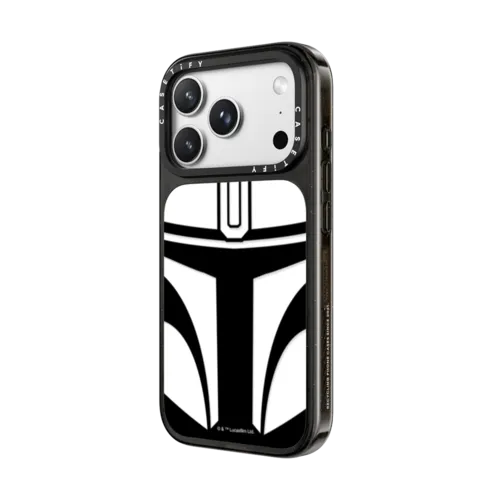 The Mandalorian™ Helmet Case | iPhone 18 Pro Max / Impact Case MagSafe Compatible - Glossy / Glossy Black | Image 2