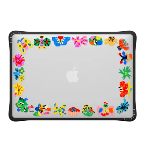 Hello_Earthlings! | MacBook Air 13-inch (M1 / Intel) / MacBook Impact Case / Black | Image 2