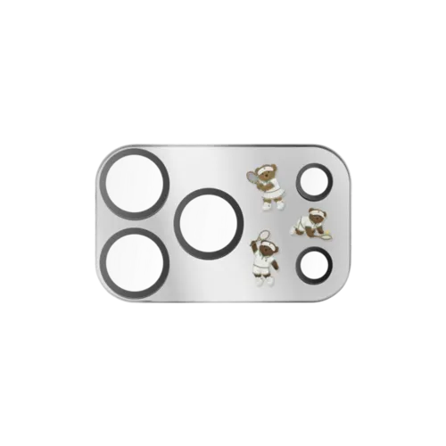 Country Club Bears | iPhone 17 Pro (Lens Protector) / Mirror Camera Lens Protector / Silver | Image 1