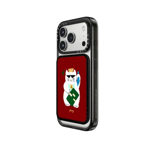 Cash Cat | Snappy Cardholder Stand / Snappy Cardholder Stand MagSafe Compatible / Black | Image 2