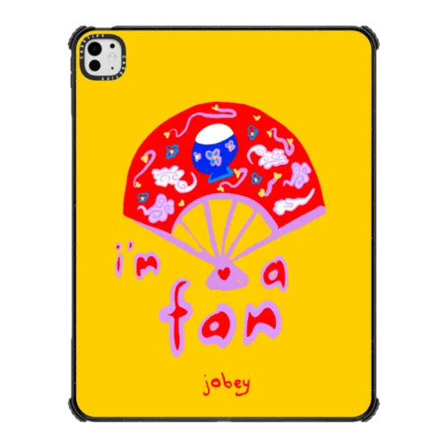 I'm A Fan | iPad Pro 13-inch (M4/M5) / iPad Impact Case / Black | Image 1