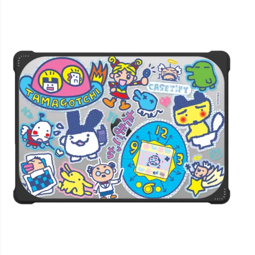 Tamagotchi Stickermania Laptop Case | MacBook Pro 16-inch (M1 - M5) / MacBook Bounce Case / Black | Image 2